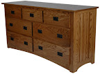 Mission Baby Dresser, Oak Hardwood, Medium Finish